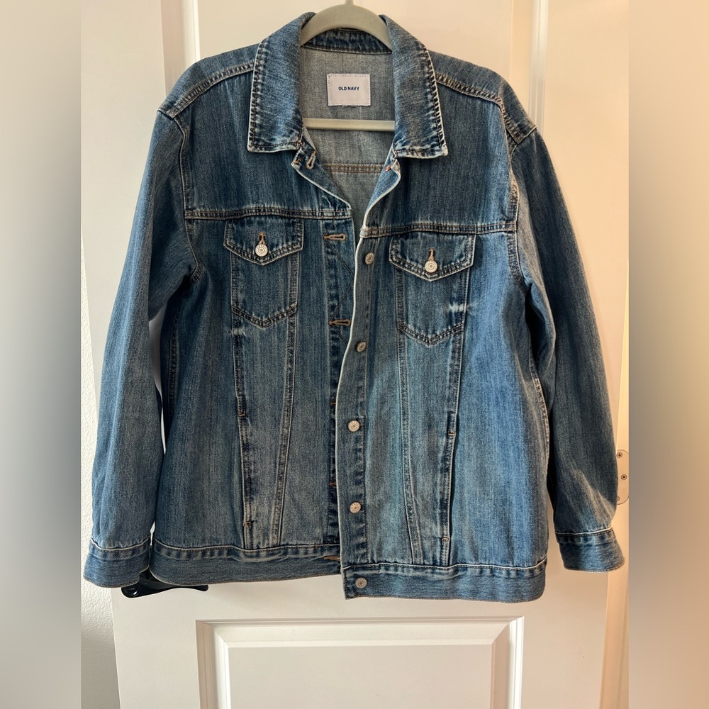 Old navy - women’s denim jacket (relax/boyfriend fit) - XL